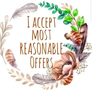 I take MOST REASONABLE offers!